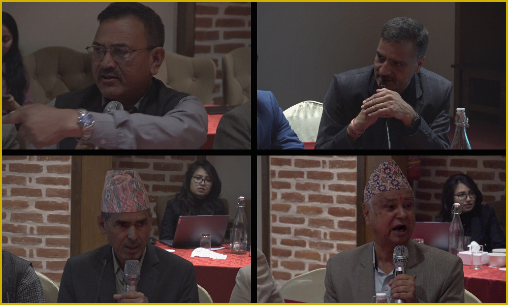 कानूनी र संरचनागत अवरोध हटाएर जलविद्युतको विकासमा लाग्नुपर्नेमा सांसदहरुको जोड